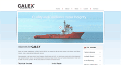 Desktop Screenshot of calexgroup.com